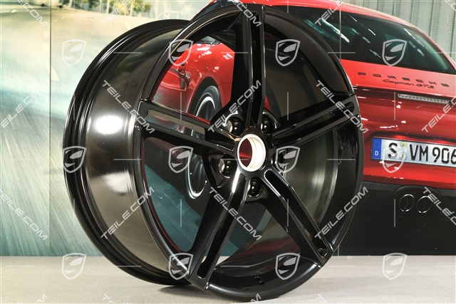 21" Felga Mission E Design, 9,5J x 21 ET60, czarny wysoki połysk