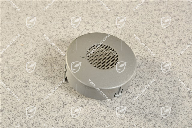 Dashboard side vent, cover / trim / rosette, Graphite grey