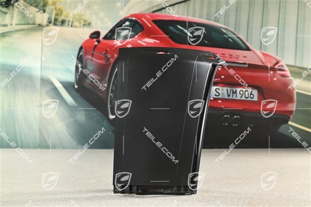 GT3, Osłona kratki wlotu powietrza, tylna, Czarny mat, R