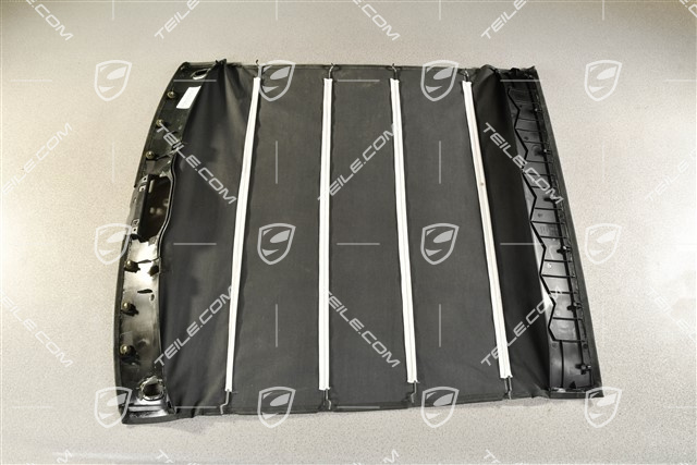 Tapicerka dachu, coupé bez szyberdachu, Alcantara, czarna