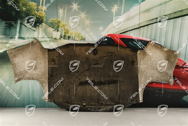 Turbo S, Unterbodenverkleidung, Verkleidung, hinten