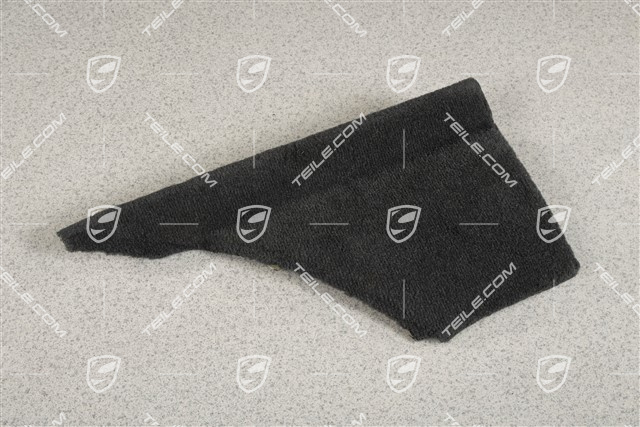 Centre console, Lateral cover, Black, L