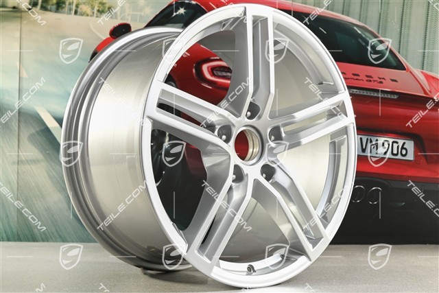 19-inch wheel rim Panamera, 10,5J x 19 ET62, Brilliant Silver