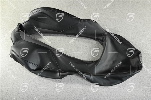 Front seat, Backrest cover, Leather Black, Sport plus, L=R