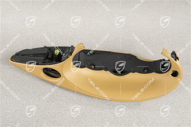 Schalttafelverkleidung Abdeckung, Kunstleder, Savannabeige