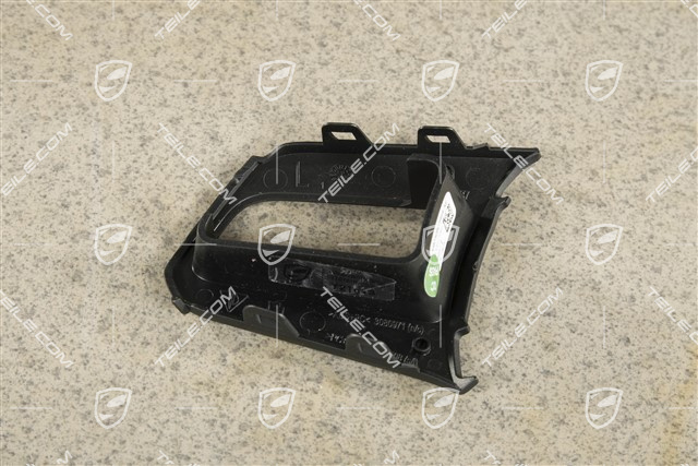 Trim, Rear, Sports Steering wheel, Black, L