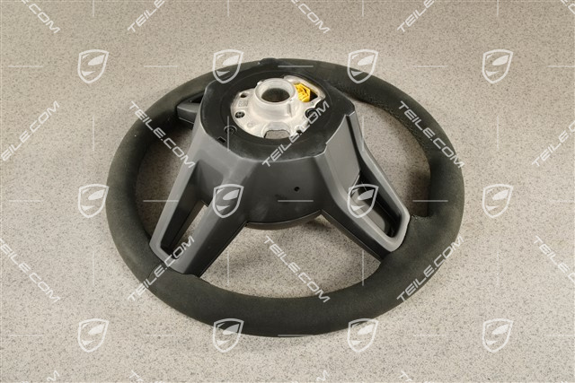 Multifunktionslenkrad, Alcantara, Schwarz/Schwarz