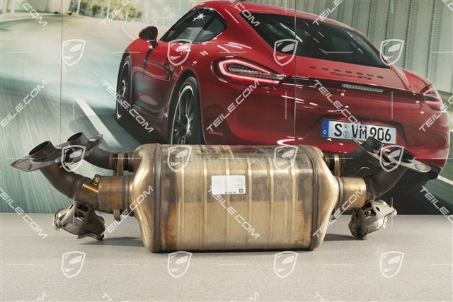 Main exhaust muffler / Silencer, w/o valve control motor