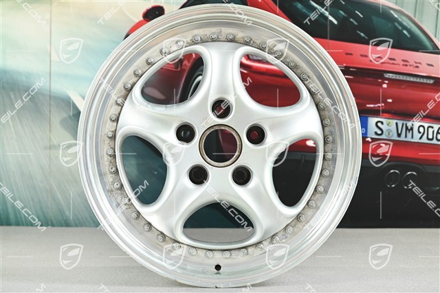 18" felga Carrera RS, Speedline, 8J x 18 ET52, ślady użytkowania, wymaga renowacji