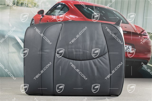 Notsitzrueckenlehne, Coupe/Targa, Raffleder, Seeblau, L