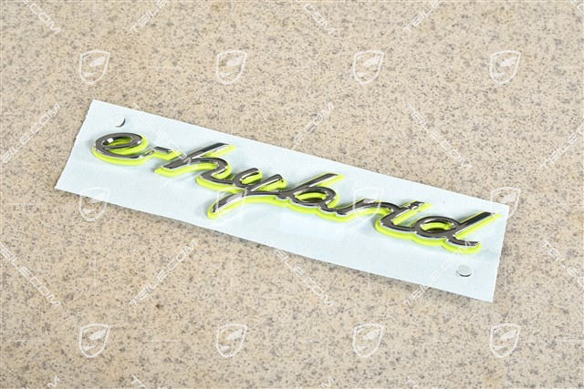 Logo "e-hybrid", Chrom, lateral, L