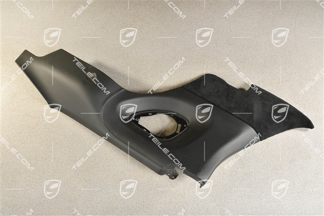 Seitenwandverkleidung, Leder, schwarz/grau, coupe, R