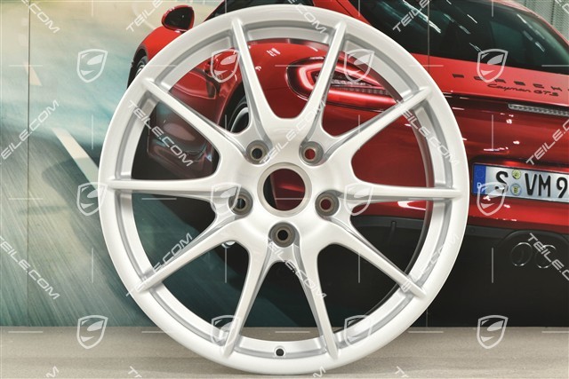 19" Boxster Spyder Felge, silbern, 8,5J x 19 ET55