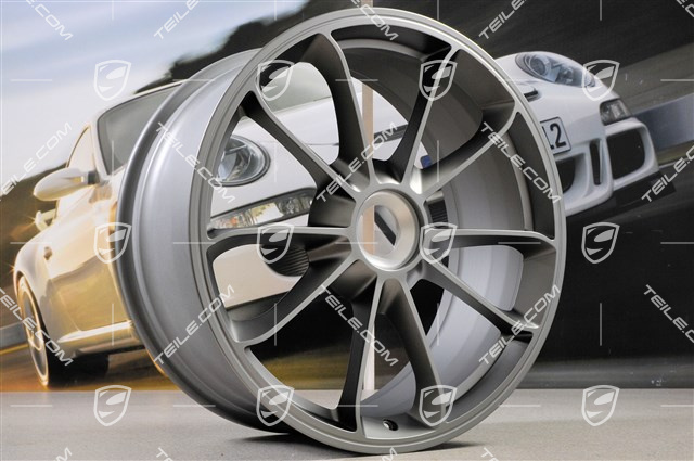 20" Felgensatz GT3, 9J x 20 ET55 + 12J x 20 ET47, in Platinum (seidenmatt)