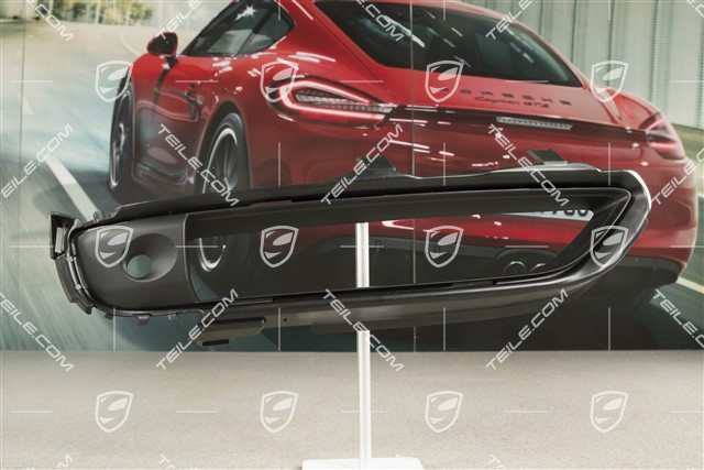 Front bumper, side ventilation grille, lower, Black matte, R