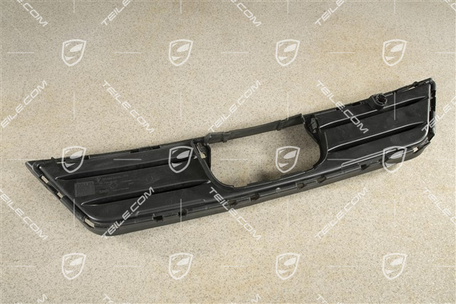 Front bumper Grille centre / middle with ACC, Black matte