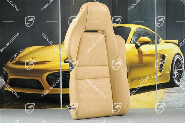 Oparcie, luxor beige, grzane, z herbem, czarny tył, kompletne, R Oparcie, luxor beige, grzane, z herbem, czarny tył, kompletne, R