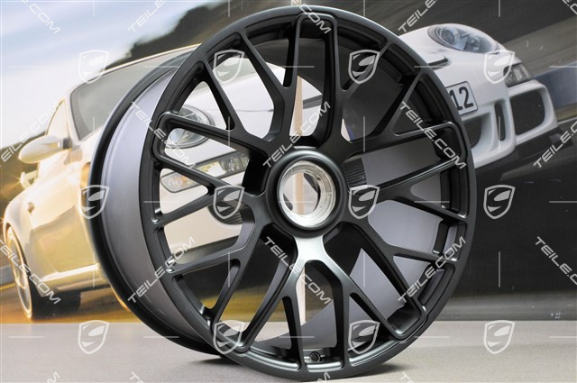 20" Turbo S Felge, Zentralverschluss, 11,5J x 20 ET56, in Schwarz-Matt