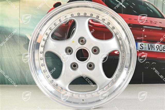 18" Felge, Turbo 3.6, 10J x 18 ET61, Speedline, silber