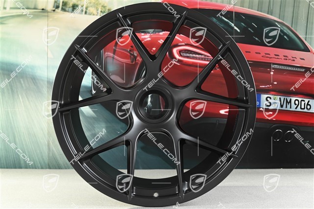 21" Lightweight construction magnesium wheel rim, 13J x 21 ET31, black satin matt