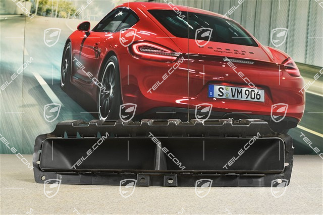 Turbo, Rear bumper air exhaust duct centre, matte black