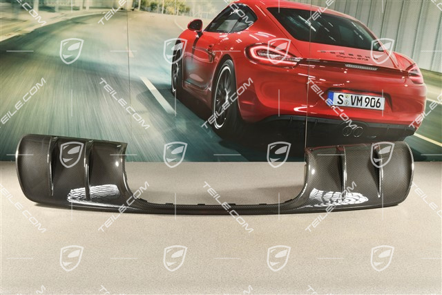 Coupe, Sport design, Rear bumper lower cover / diffuser, Carbon