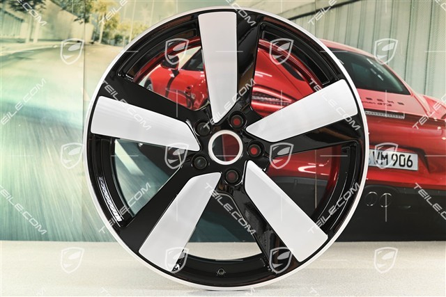22" felga Macan Sport, 9J x 22 ET29, czarny wysoki połysk