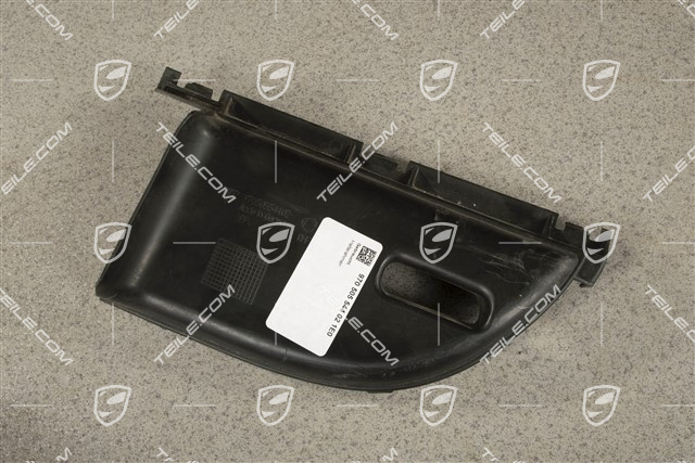 Cover Air duct / guide, Black, R