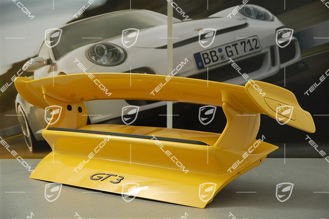 GT3 Facelift 2009- Rear spoiler, complete (engine lid + rear spoiler + 2 air scoops + lip spoiler + 2 intake grilles)