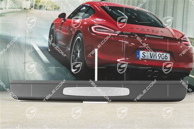 Einstiegleiste, schwarz, Carrera S
