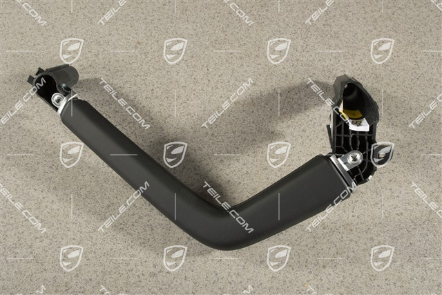 Türverkleidung Zuziehgriff, Kunstleder, Schwarz, Vorne = Hinten, L