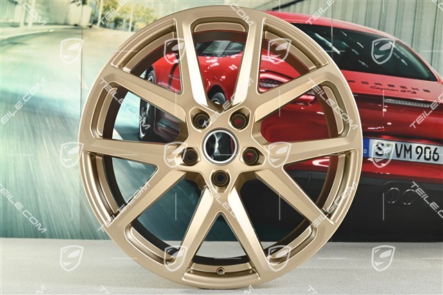 21" Felga Panamera Sport Design, 9,5J x 21 ET71, złoty - neodyme