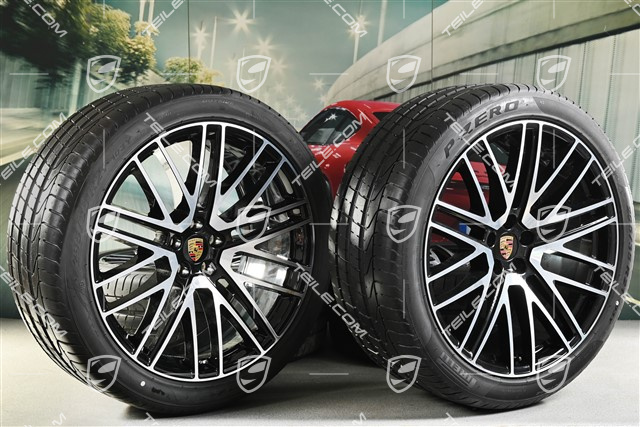 21" koła letnie, komplet, Turbo Design, felgi 9,5J x 21 ET27 + 10J x 21 ET19 + opony letnie Pirelli 265/40 R21 + 295/35 R21, z czujnikami ciśnienia