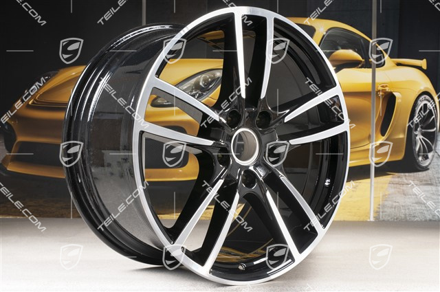 20" Felge Cayenne Sport, 10,5J x 20 ET64, schwarz hochglanz