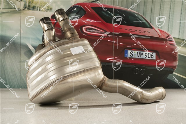 4,0L, Exhaust Muffler, without tail pipe, L