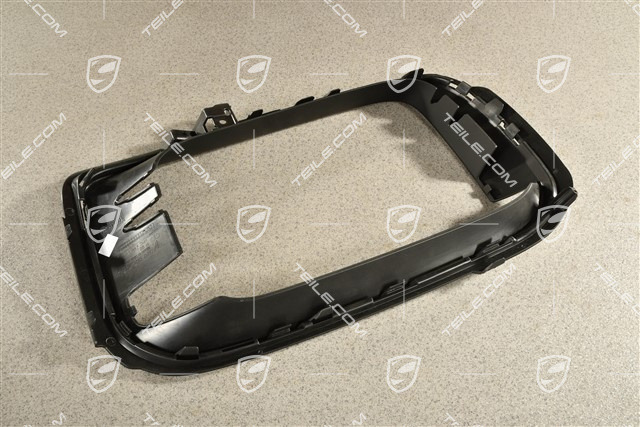 Turbo Sport Design, Front bumper, side ventilation grille, Black matte, L