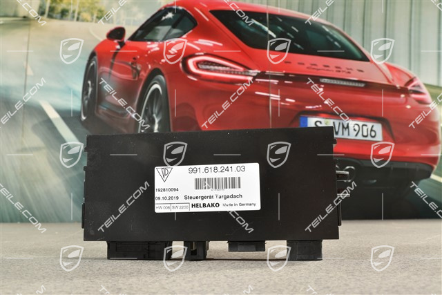 Targa, Steuergerät für Verdeck