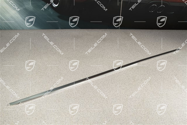 Zierleiste für Türverkleidung, Aluminium eloxiert, Coupe, L