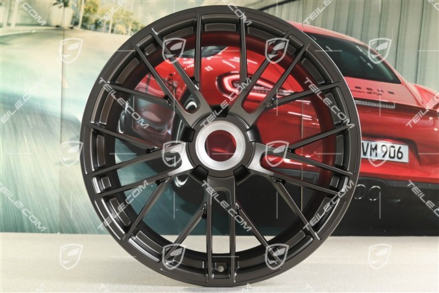 20" Felga Turbo S, 9,5J x 20 ET44, centralne mocowanie, Turbonite / rhodium grey