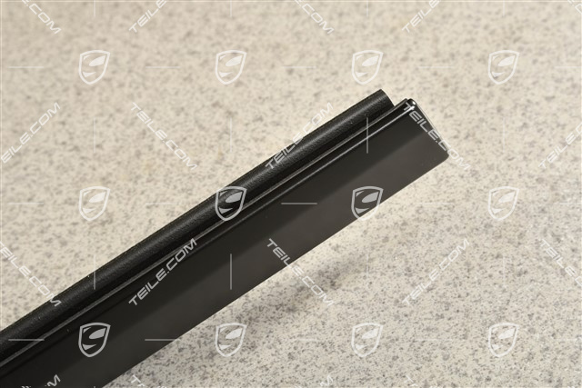 Rear door moulding, Rallye Black, L