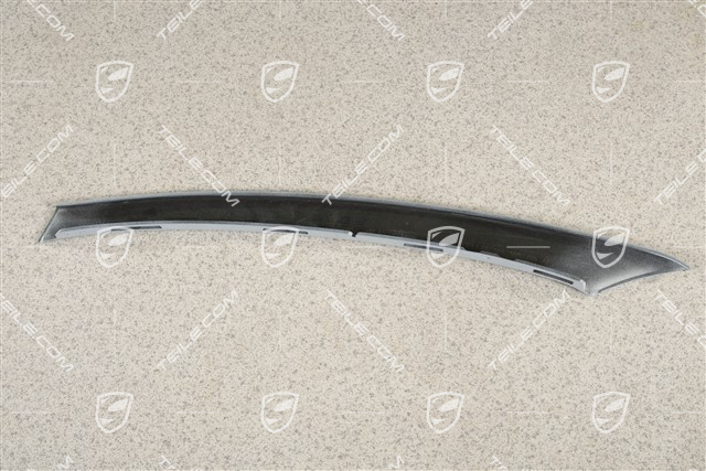 Front bumper disc / trim, lacquered, upper, R