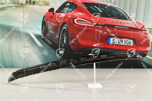 Sport Design / GTS, Cover upper, black with black PORSCHE lettering