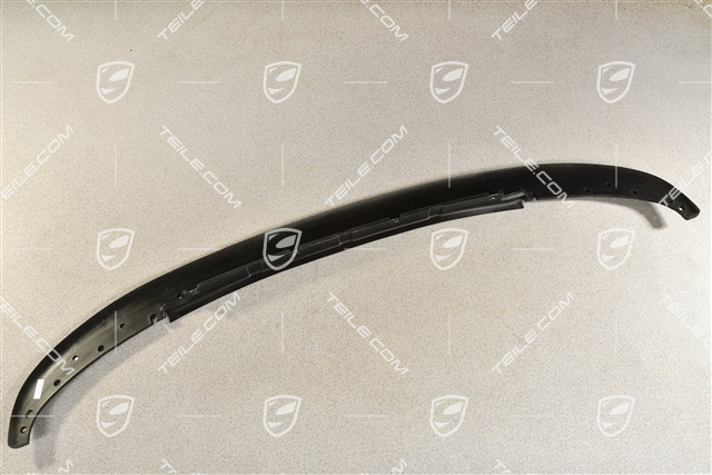 Front bumper covering strip