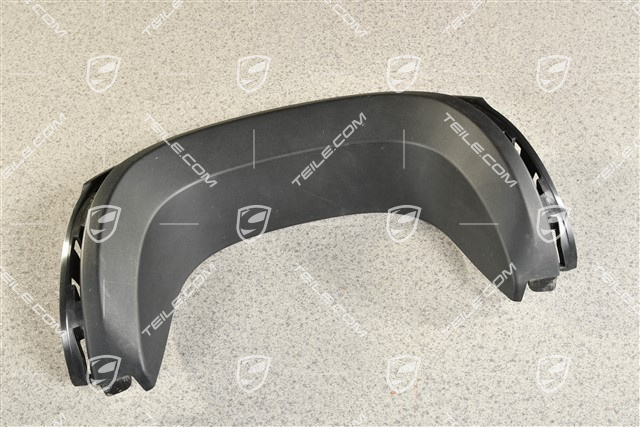 Cover plate (above tailpipe), black, GT4