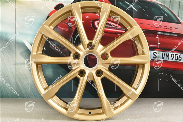 19-inch wheel rim Boxster S, 8J x 19 ET57, aurum satin matt
