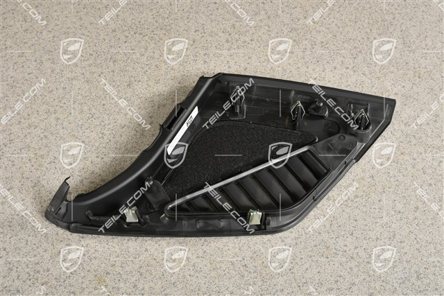 Dashboard cover trim for speaker, Black, R
