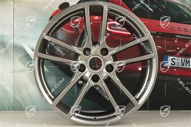 20" Felge Cayenne Sport, 10,5J x 20 ET55, Platinum-Seidenmatt