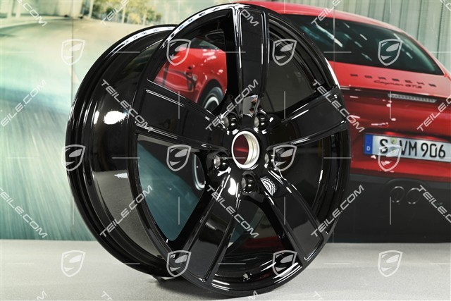 20" Felga Carrera Sport, 8,5J x 20 ET57, czarny wysoki połysk