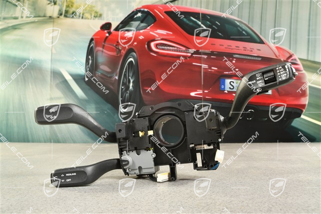 Steering column stalk switch, ACC / headlight cleaning system, with rear wiper / multifunction steering wheel