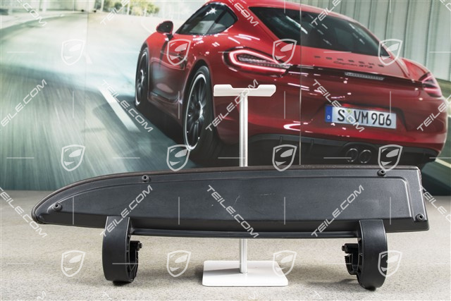 Klapka schowka w drzwi, Skóra, Cocoa/cocoa, L